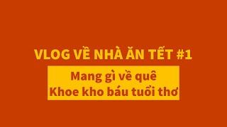 TTL - VLOG VỀ NHÀ ĂN TẾT MANG THEO GÌ + KHOE KHO BÁU TRẺ THƠ