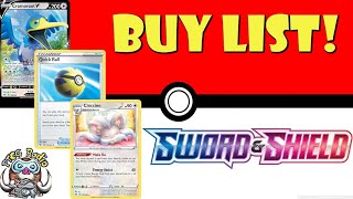 Sword & Shield Buy List! (New Pokemon TCG Set) (Which Cards to Buy)