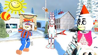 НОВЫЕ АНИМАТРОНИКИ В СНЕЖНОМ МИРЕ - ФНАФ МОД || Garry's Mod