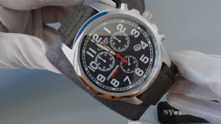 Men's Green Citizen Eco Drive Chronograph Watch AT0200-05E