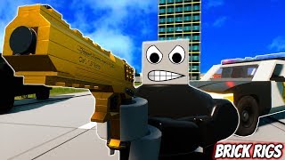 THREE CRIMINALS ESCAPE THE COPS IN BRICK RIGS! | Multiplayer Brick Rigs Gameplay