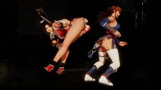 Kasumi vs Mai Shiranui | Dead or Alive 6 PS4 Pro Gameplay