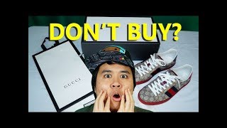 Gucci Ace GG Supreme ITALIAN SIZE 8 sneaker unboxing.