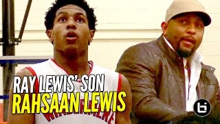 Ray Lewis' Son Rahsaan Lewis Has Game! 5'9 PG is a 2-Way Player!