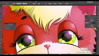 Adobe Illustrator. Создание персонажных иллюстраций. Урок 5. Заключительные этапы. (Борис Поташник)