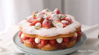 빅토리아케이크 / 빅토리아스펀지케이크 (VICTORIA SPONGE CAKE) - 영국 빅토리아 여왕이 즐겼다는 케이크
