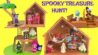 Vampirina & LOL Suprise Dolls Halloween Tree House Cabin Treasure Hunt