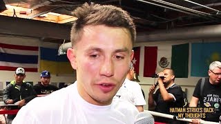 "CANELO ALVAREZ IS NOT A HEAVY PUNCHER"!!! ~GENNADY GOLOVKIN