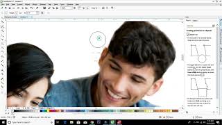 How to crop image in CorelDRAW X7