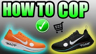 How To Get The OFF WHITE ZOOM FLY 2018 ! | ORANGE + BLACK Off White Zoom Fly Release Info !