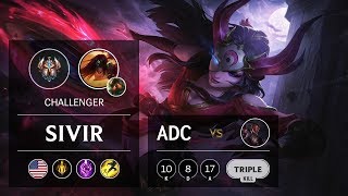 Sivir ADC vs Lucian - NA Challenger Patch 9.12