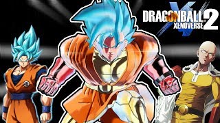 Goku and One Punch Man Saitama Fuse! Dragon Ball Xenoverse 2