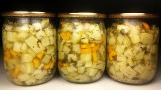 Кабачки на зиму как грибы. Ну очень вкусный рецепт!