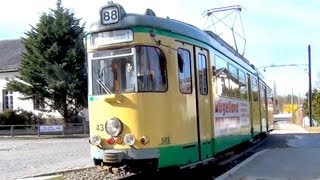 Schöneicher-Rüdersdorfer Straßenbahn - DÜWAG GT6 Wagen - Tram