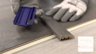 Установка порога для пола Quick Step Incizo 5 в 1 на стык ламината