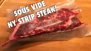 The most PERFECT Sous Vide NY STRIP STEAK EVER! MUST SEE!