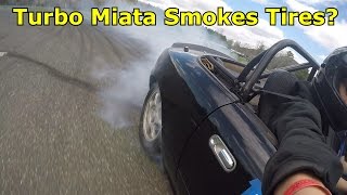 Turbo Miata Hits The Track!