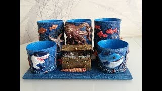 .ДЕКУПАЖ ЖЕСТЯНЫХ БАНОК.ОРГАНАЙЗЕР.