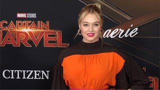 Iskra Lawrence "Captain Marvel" World Premiere Red Carpet