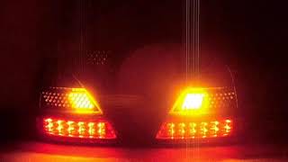 シーケンシャルウインカー内蔵 ＲＢ１オデッセイ 後期 オリジナルデザイン 加工 ＬＥＤ テールランプ