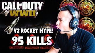 INSANE 95 KILLS with the COMMANDO DIVISION! V2 ROCKET ACTIVATED - COD WW2