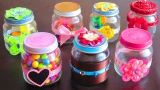 DIY Decorated Re-purposed Baby Food Jars - simplekidscrafts