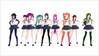 [MMD] Yandere Simulator Mashup Part 12