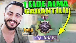 YENİ YÖNTEMLE KARTAL GÖZ ÜNVANI ALMAYAN KALMAYACAK ! Pubg Mobile