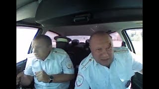 Ранение полицейского в голову во время погони за налетчиками