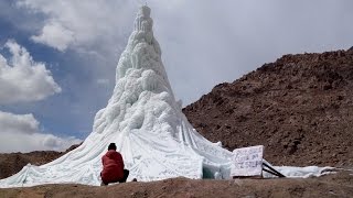 ICE STUPA OF PHYANG,LEH  24th March 2017