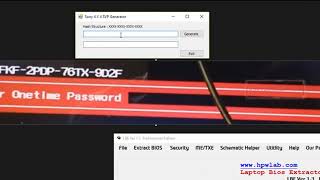 Sony Vaio 4X4 Master Password Generator  using LBE Ver 1.3