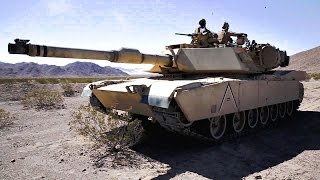 M1A2 Abrams In Action, Blasts Thru The Battlefield