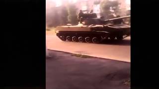 Танки в городе новости Донецк Луганск Украина Шахтерск юго восток сегодня Горловка АТО