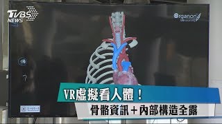 VR虛擬看人體！　骨骼資訊＋內部構造全露