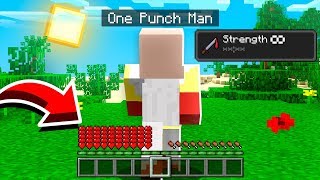 HOW TO PLAY AS ONE PUNCH MAN IN MINECRAFT! (SAITAMA)