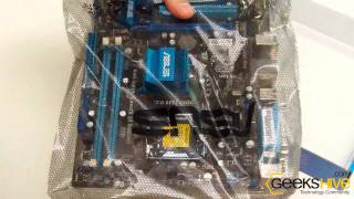 Mother P5G41T-M LX Asus - Unboxing by www.geekshive.com