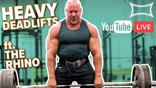 Stan Efferding & Mark Bell HEAVY Deadlifts LIVE!