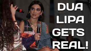 Dua Lipa Gets Real!: Moving out of her mom's house | Being a Waitress| New Rules
