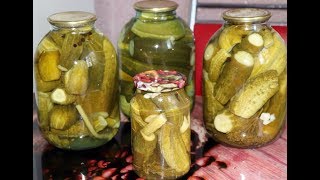 ХРУСТЯЩИЕ МАРИНОВАННЫЕ ОГУРЦЫ НА ЗИМУ! Заготовки с уксусом. Ну, оОчень вкусно!