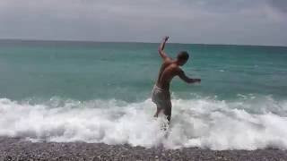 Пицунда. Дикий пляж. Мыс.