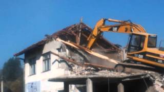Rušenje zgrade starog hotela Pale 6.11.2015.