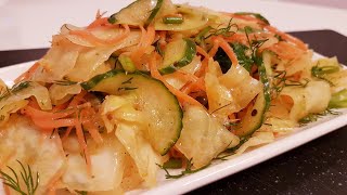 Капуста по корейски?Бозор салати/Karam salatni zo'ri?