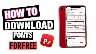 HOW TO DOWNLOAD FONTS ON IPHONE | 2019