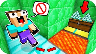 НУБ ЗАТРОЛЛЕН НЕВИДИМЫМ ПРО Майнкрафт, но Лабиринт из Изумрудов Ловушка ! ТРОЛЛИНГ НУБИКА БЕД ВАРС
