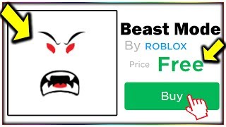 HOW TO GET FREE FACES ON ROBLOX! FREE BEAST MODE! (2019) *WORKING*