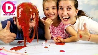 ✪ЛИЗУН ЧЕЛЛЕНДЖ!!!ЛИЗУН НА ГОЛОВЕ ОЧЕНЬ СМЕШНО// SLIME Challenge !!! SLIME on the head very funny