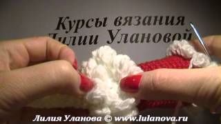 Снегурочка - вязание крючком на бутылку