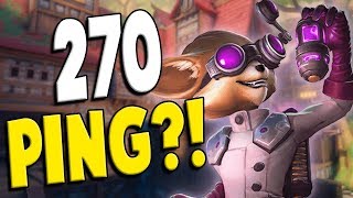 HEALING PIP WITH 270 PING | Paladins Sea Server Gameplay