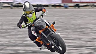 Стант на KTM 690 Duke