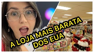 A LOJA MAIS BARATA DOS EUA - O QUE O AMERICANO COMPRA EM ÉPOCA DE NATAL
